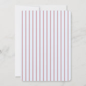 LETTRE D'AMOUR Bleu Dusty Invitations De Mariage (Dos)