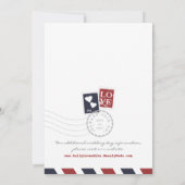 LETTRE D'AMOUR DE L'EMAIL STAMPES Faire-part de ma (Dos)