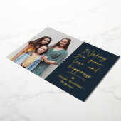 Lettre d'amour Foil Carte de Noël (Rotation)