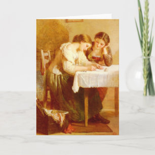 Lettre d'amour Le Jeune Fine Art Carte de voeux