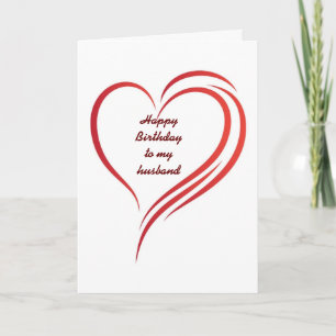 LETTRE D'AMOUR MARI SUR LA CARTE "TON ANNIVERSAIRE
