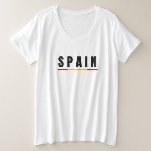 LETTRE D'ART ESPAGNOL Simple Moderne Espagne Souve (Design devant)