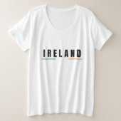 LETTRE D'ART IRLANDAIS Simple Moderne Souven (Design devant)