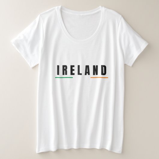 LETTRE D'ART IRLANDAIS Simple Moderne Souven (Design devant)