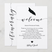 Lettre de bienvenue du Mariage Aruba et carte d'id (Devant / Derrière)