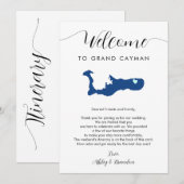 Lettre de bienvenue du Mariage de la carte Grand C (Devant / Derrière)