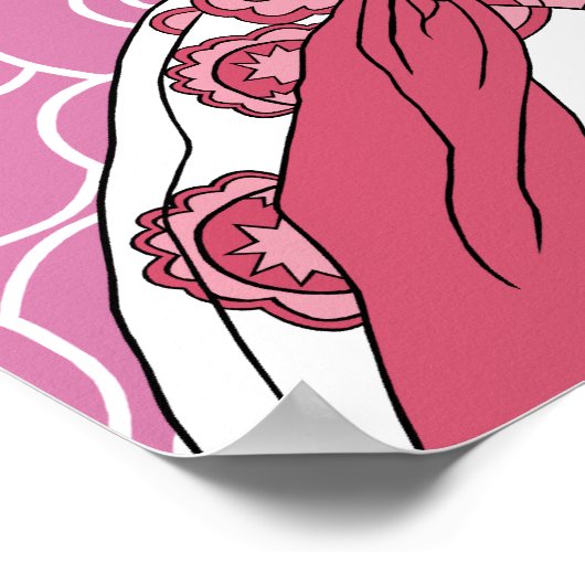 Lettre de Clarice - Art Déco Mode Design (Coin)