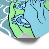 Lettre de Clarice - Art Déco Mode Design (Coin)