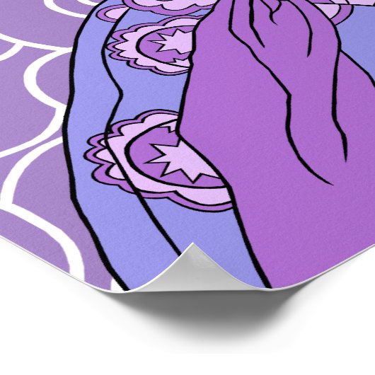 Lettre de Clarice - Art Déco Mode Design (Coin)