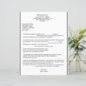 Lettre De Couverture Simple Pour Modèle Emploi (Debout devant)