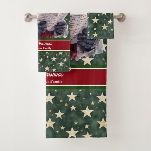 LETTRE DE LECTURE DU Père Noël Classique ROBE VERT (En situation)