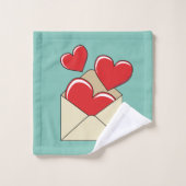 Lettre de love (Gant de toilette)