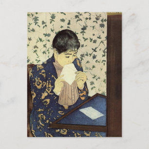 Lettre de Mary Cassatt Carte postale