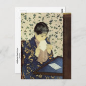 Lettre de Mary Cassatt Carte postale (Devant / Derrière)