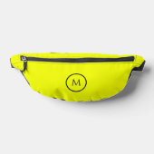 Lettre de monogramme d'une seule couleur néon fluo (Poser)