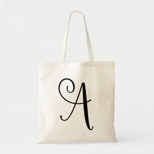 Lettre de monogramme un sac fourre-tout à toile de (Devant)