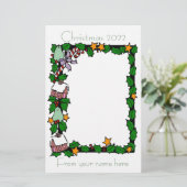 Lettre de Noël 2022 papeterie (Debout devant)