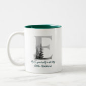 Lettre de Noël E Alphabet Café Mug (Gauche)