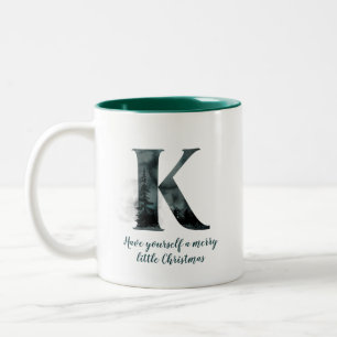 Lettre de Noël K Alphabet Café Mug
