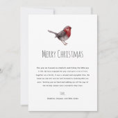 Lettre de Noël simple Joyeux Carte de vacances (Devant)