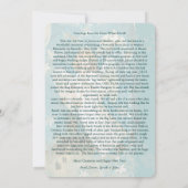 Lettre de Noël sur le dos Ange Cartes de Noël (Dos)