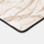 Lettre de nom personnalisée Agate Brown Cream Marb (Coin)