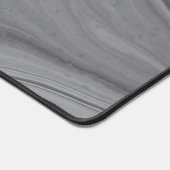 Lettre de nom personnalisée Agate Grey Marble Swir (Coin)