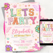 Lettre de patchs Invitation, Invitation d'annivers