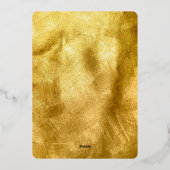 Lettre de remerciement de Père Noël Invitation en  (Verso)