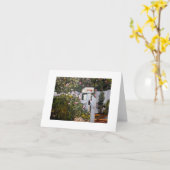 Lettre des cartes de note à domicile (Fleur jaune)