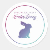 Lettre Des Stickers Bunny Pâques (Devant)