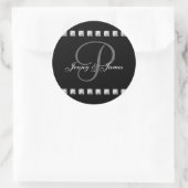 LETTRE Diamond P Noms Stickers Mariage (Sac)