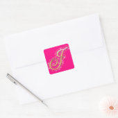 Lettre d'or J - Sticker (Enveloppe)