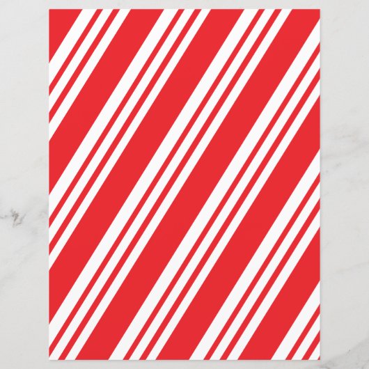 Lettre du Père Noël Papier blanc (Dos)