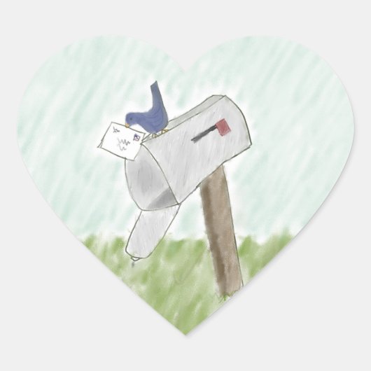 Lettre d'un Stickers Bluebird (Devant)