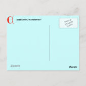 Lettre E carte postale (Dos)