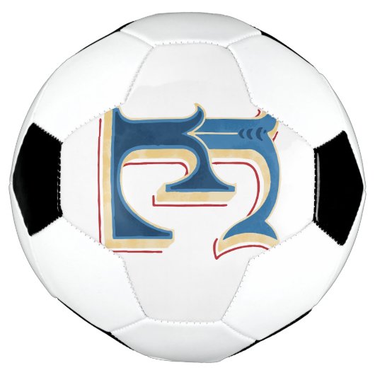 Lettre "E" Élégante Brodée (Tourné)