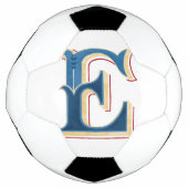 Lettre "E" Élégante Brodée (Devant)