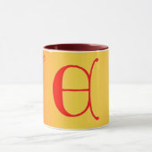 Lettre E Mug (Centre)