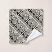 Lettre E Noeud Celtique Monogramme Vintage (Gant de toilette)