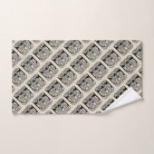 Lettre E Noeud Celtique Monogramme Vintage (Serviette à main)