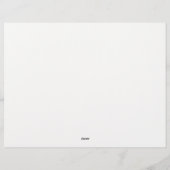 Lettre En-tête commercial des services de construction et (Dos)