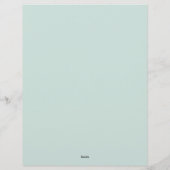 Lettre En-tête de colibri (Dos)