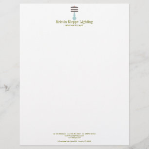 Lettre En-tête de la lampe de tableau 3