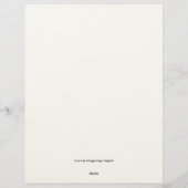 Lettre En-tête de la Saint-Valentin (Dos)