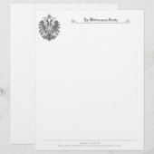 Lettre En-tête de la société Mitteleuropean (Devant / Derrière)