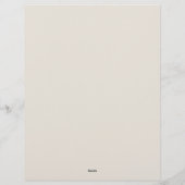 Lettre En-tête de lettres design intérieur moderne de lux (Dos)