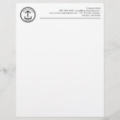 Lettre En-tête de logo professionnel (Devant)