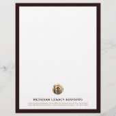 Lettre En-tête de marque personnalisable (Devant)