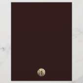 Lettre En-tête de marque personnalisable (Dos)